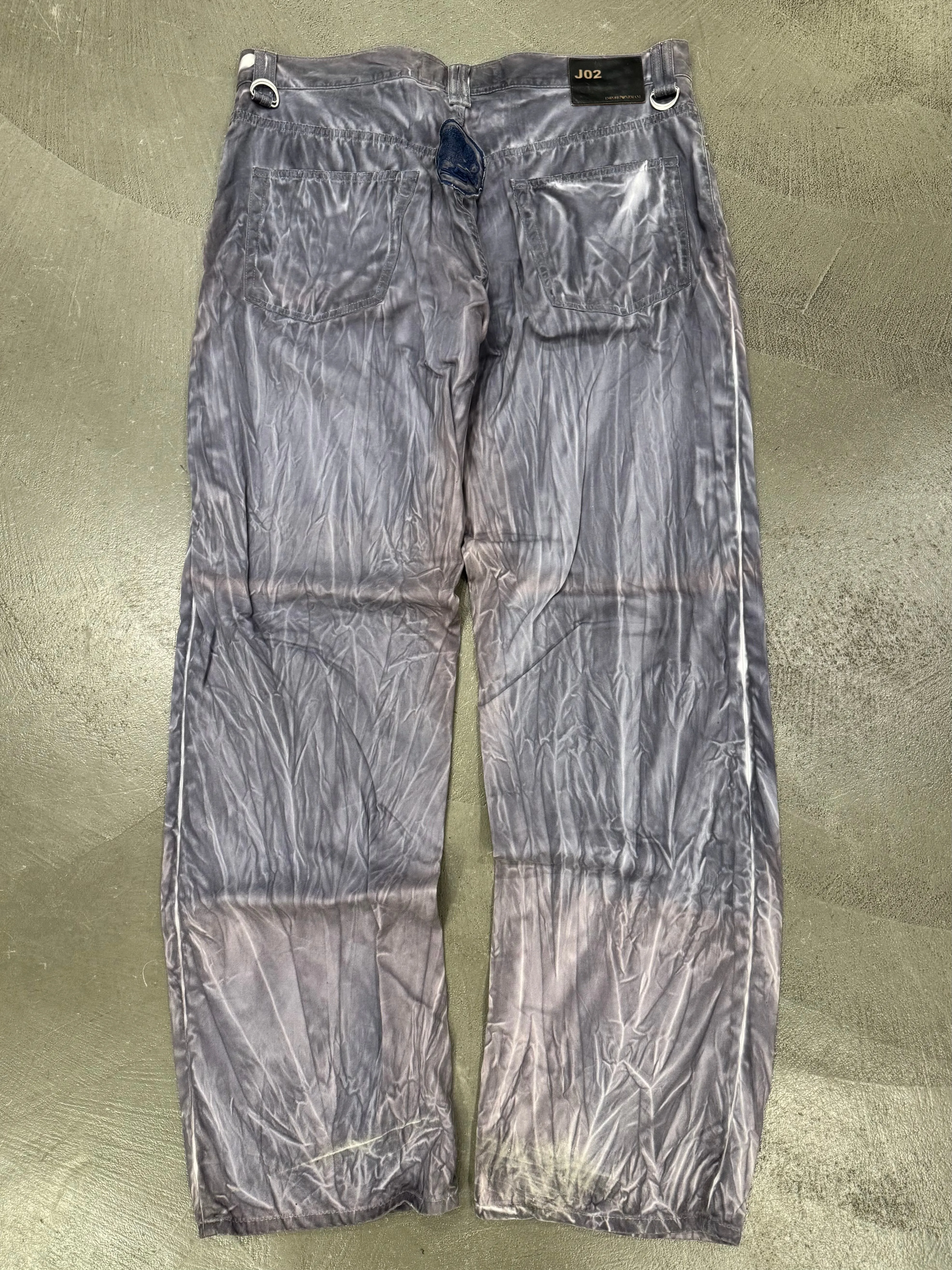 1990s Emporio Armani dyed faded jeans