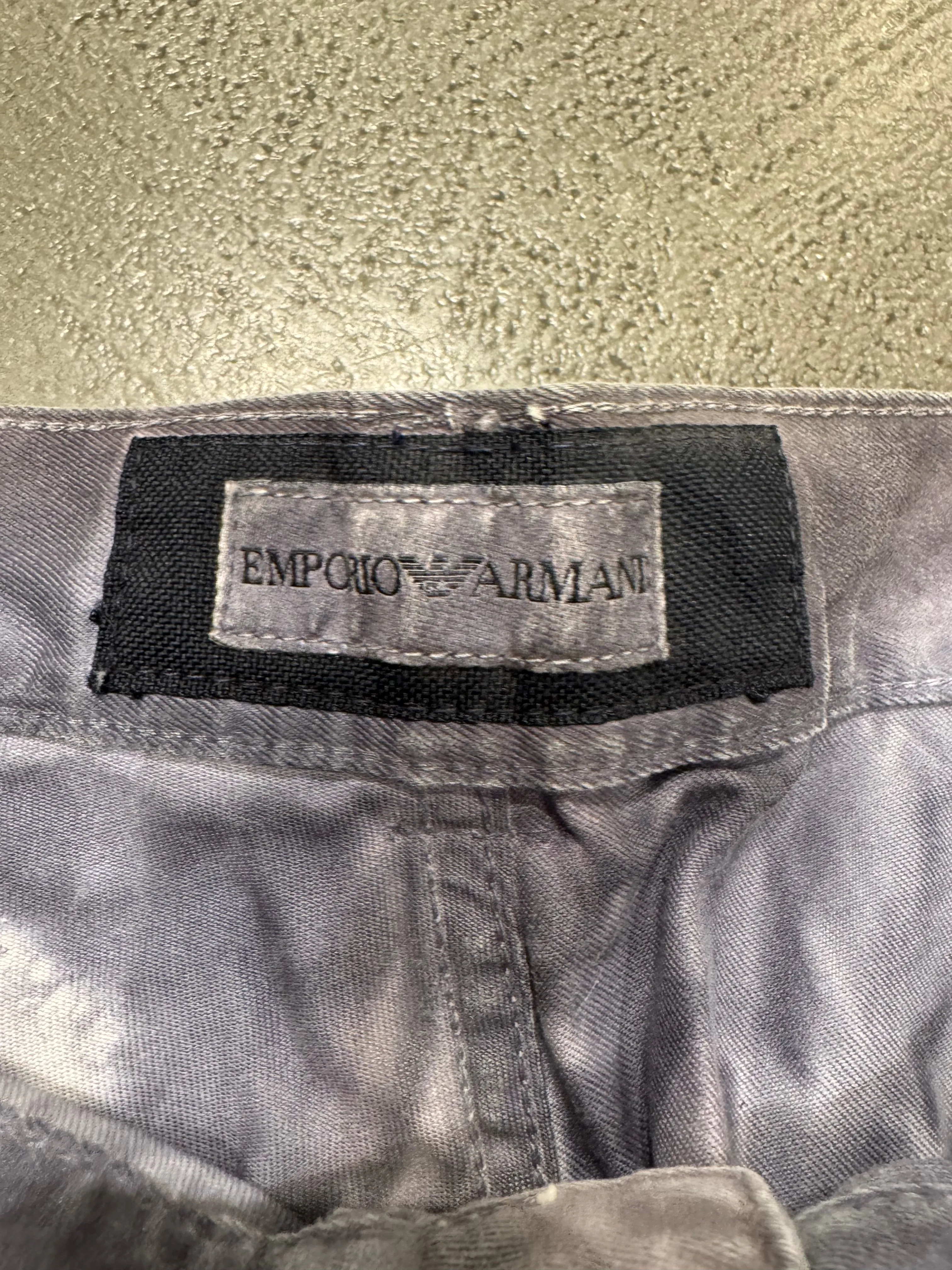 1990s Emporio Armani dyed faded jeans