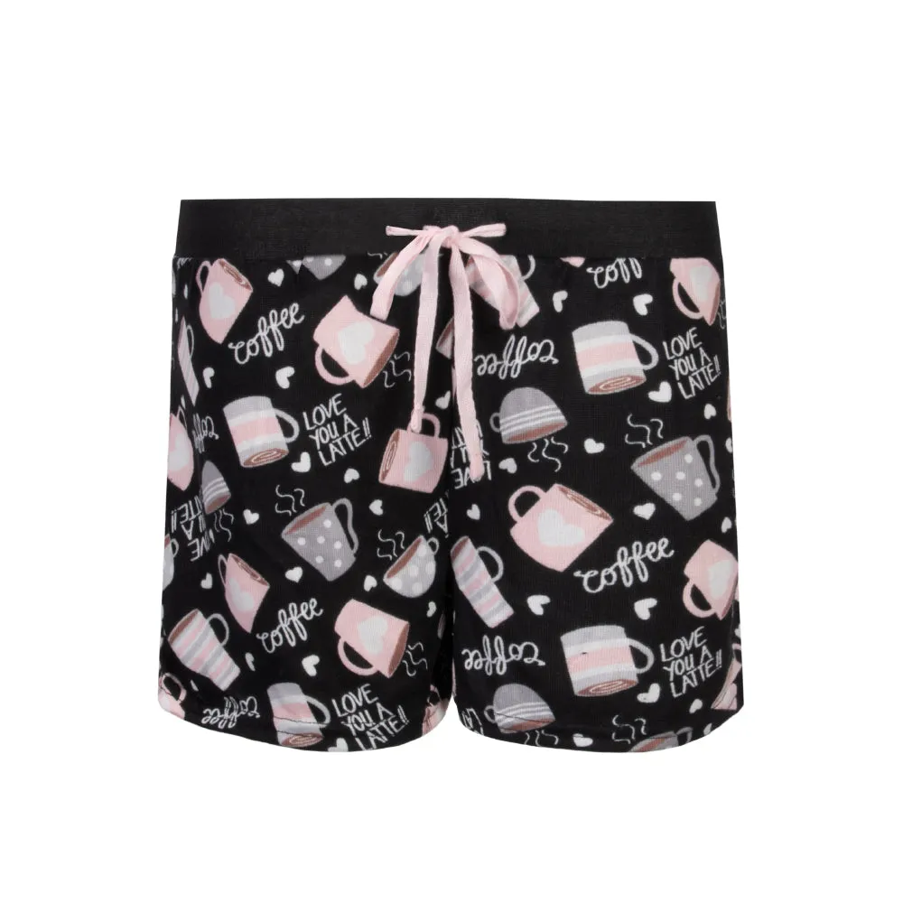 2 Pack Loungewear Hacci Shorts Set