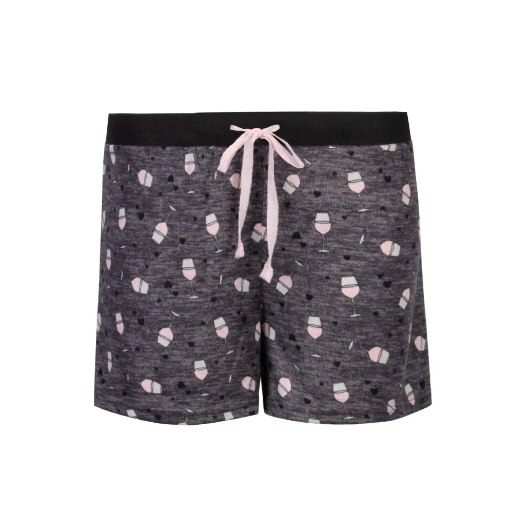 2 Pack Loungewear Hacci Shorts Set