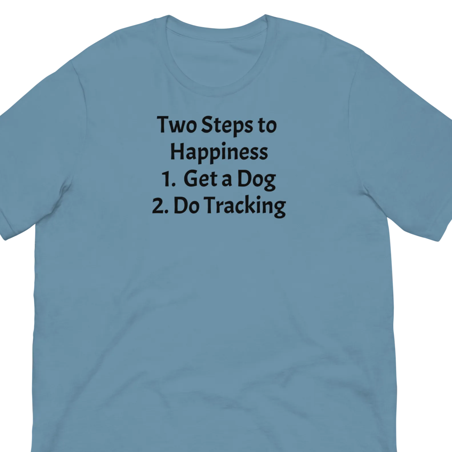 2 Steps to Happiness - Tracking T-Shirts - Light