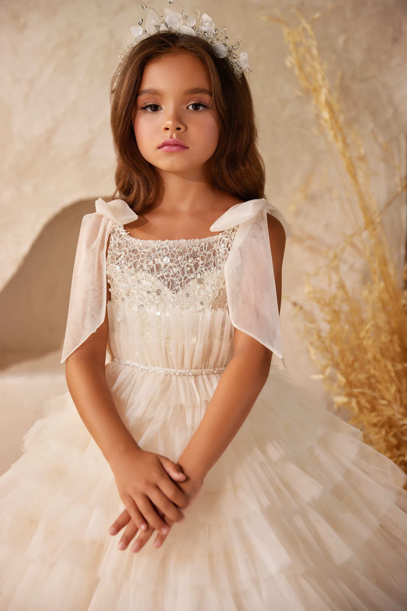 3621 Klaipeda Extravagant Flower Girl Dress