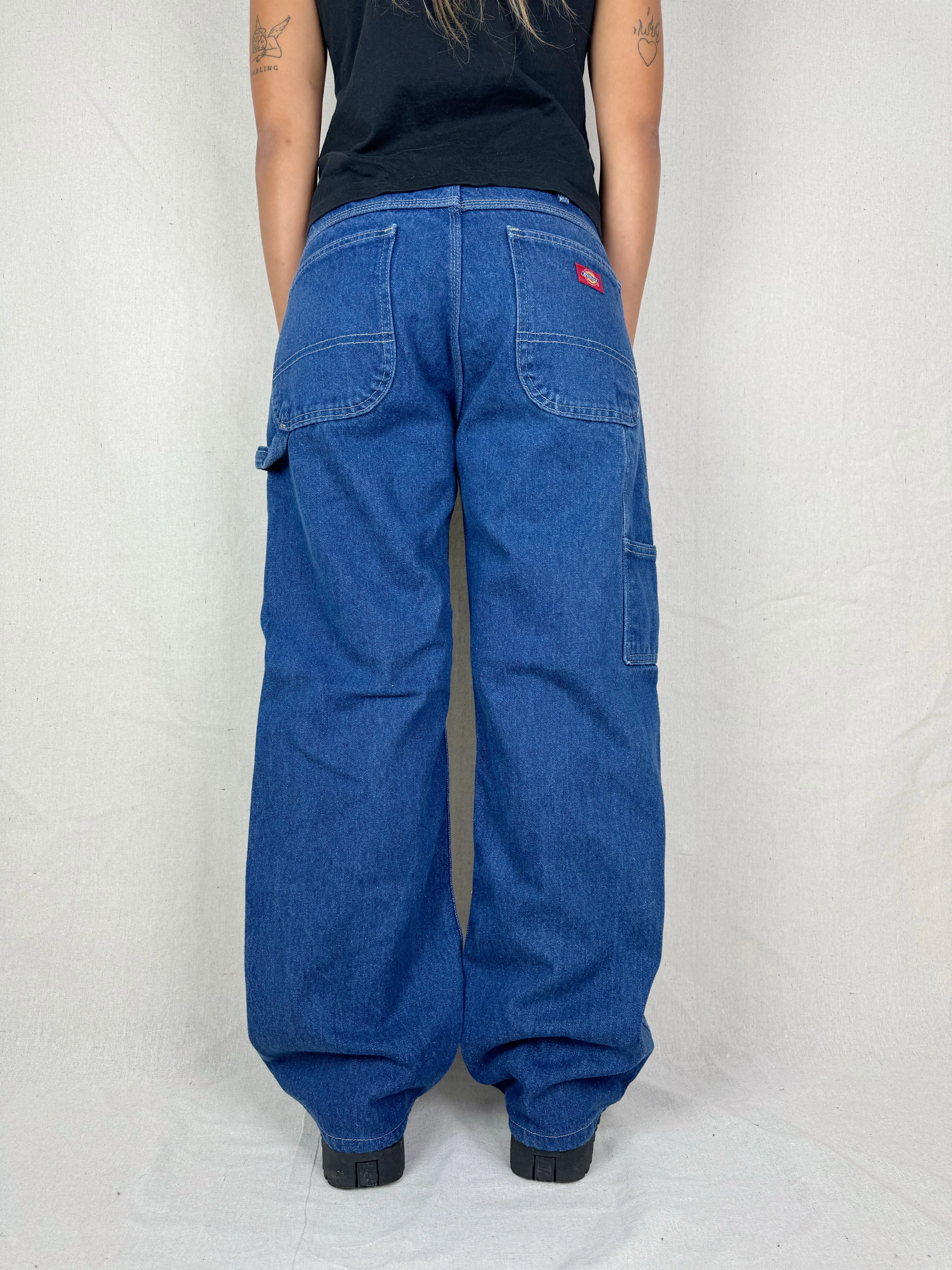 90's Dickies Heavy Duty Vintage Carpenter Jeans Size 31x30