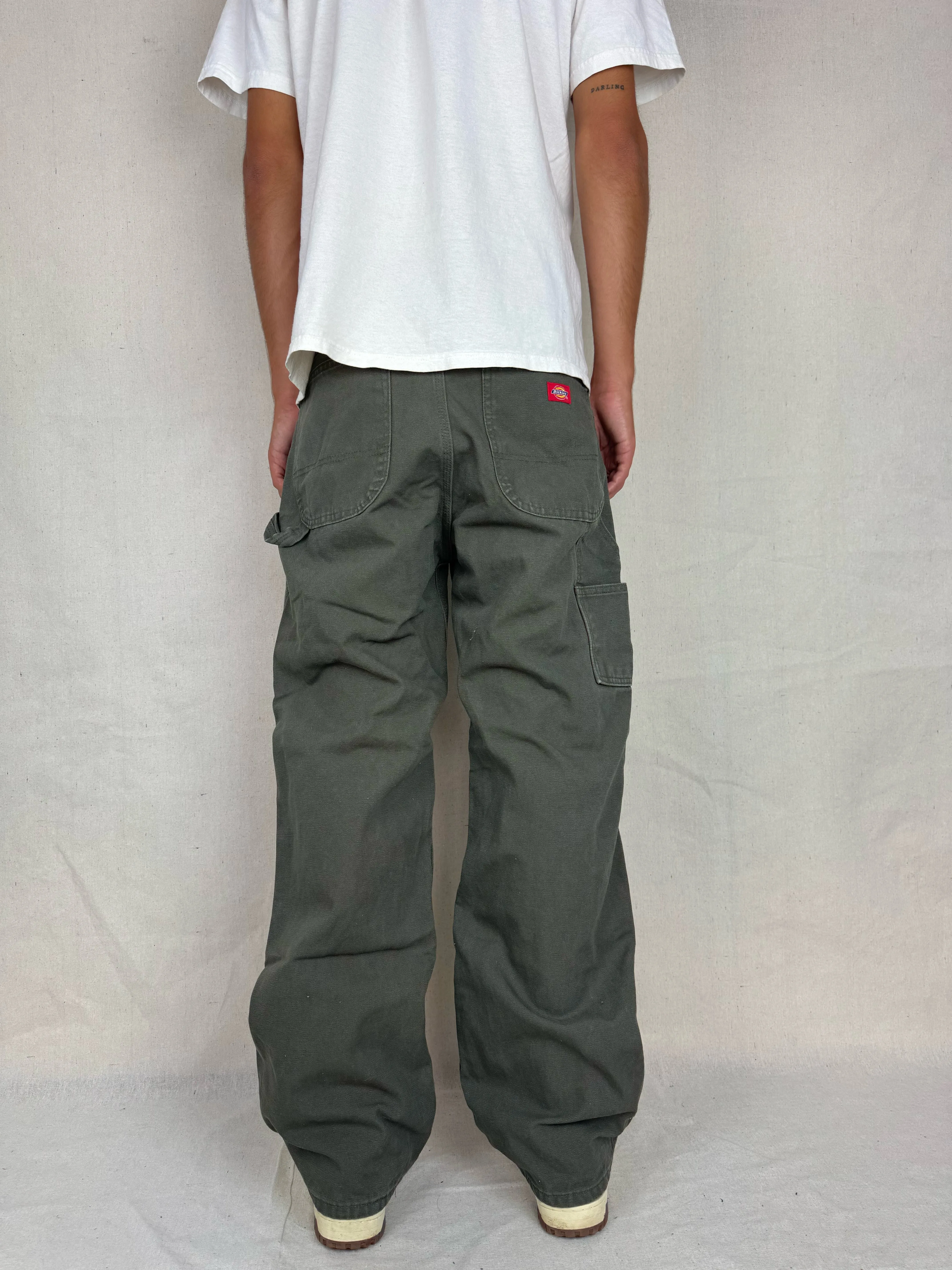 90's Dickies Heavy Duty Vintage Carpenter Jeans Size 32x32