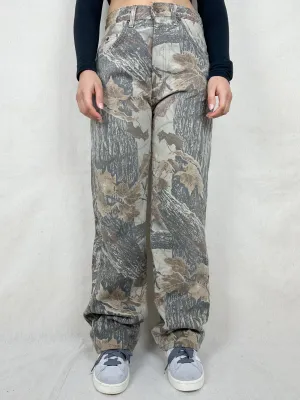90's Duxbak Realtree Camo USA Made Vintage Jeans Size 30x33
