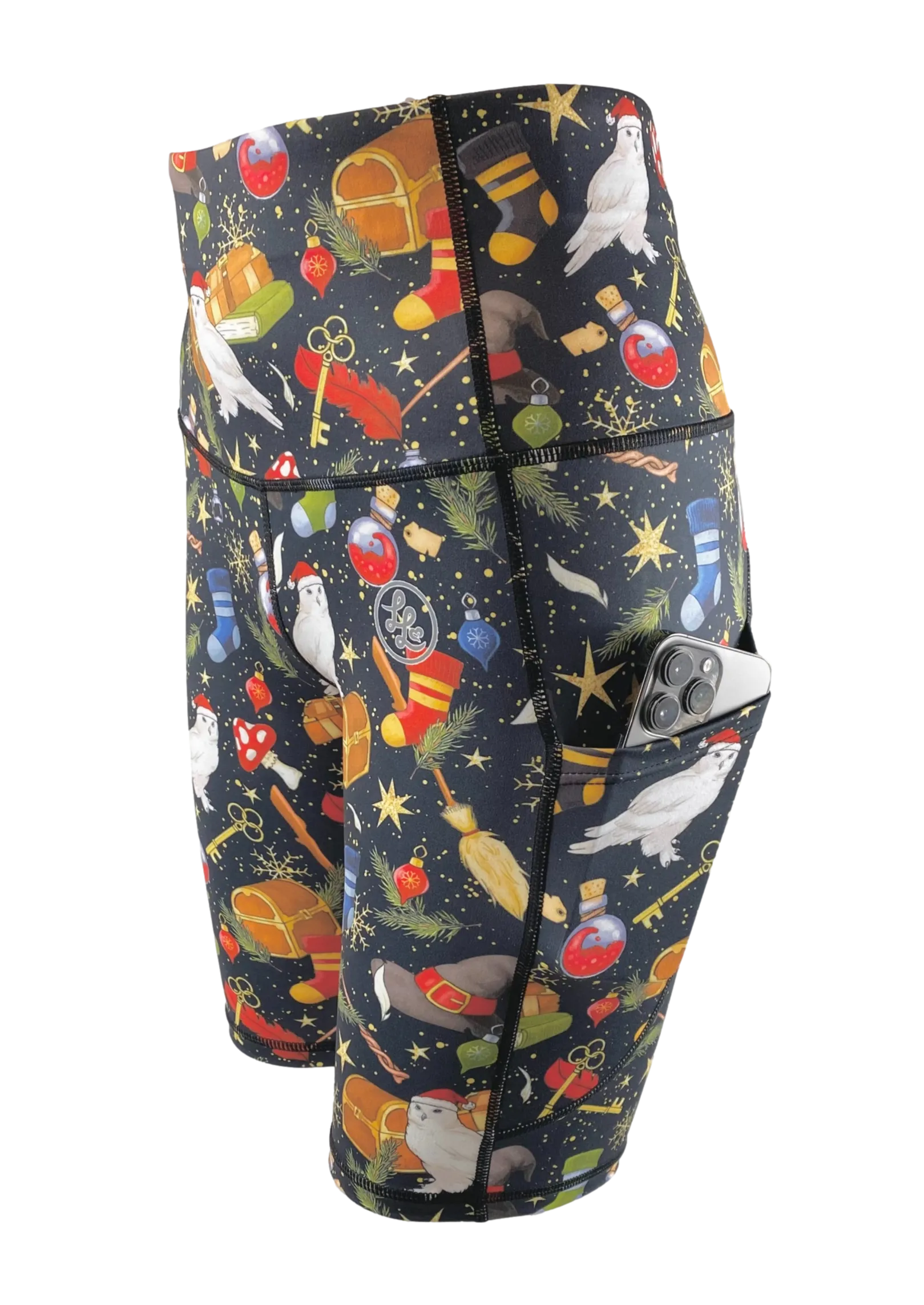 A Wizard's Christmas Tale Side Pocket Shorts