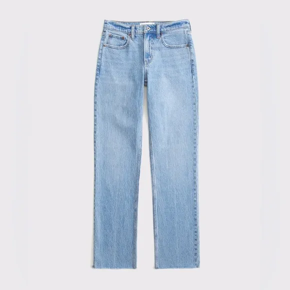 Abercrombie &amp; Fitch Mid Rise 90s Straight Jean 28R