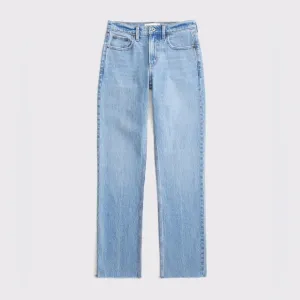 Abercrombie &amp; Fitch Mid Rise 90s Straight Jean 28R