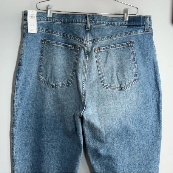 Abercrombie &amp; Fitch The '90s Straight Ultra High Rise Curve Love Jeans 35 20 S