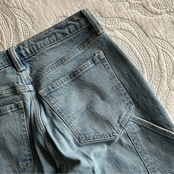 Abercrombie - Ultra High Rise 90s Straight Carpenter Jean - Blue