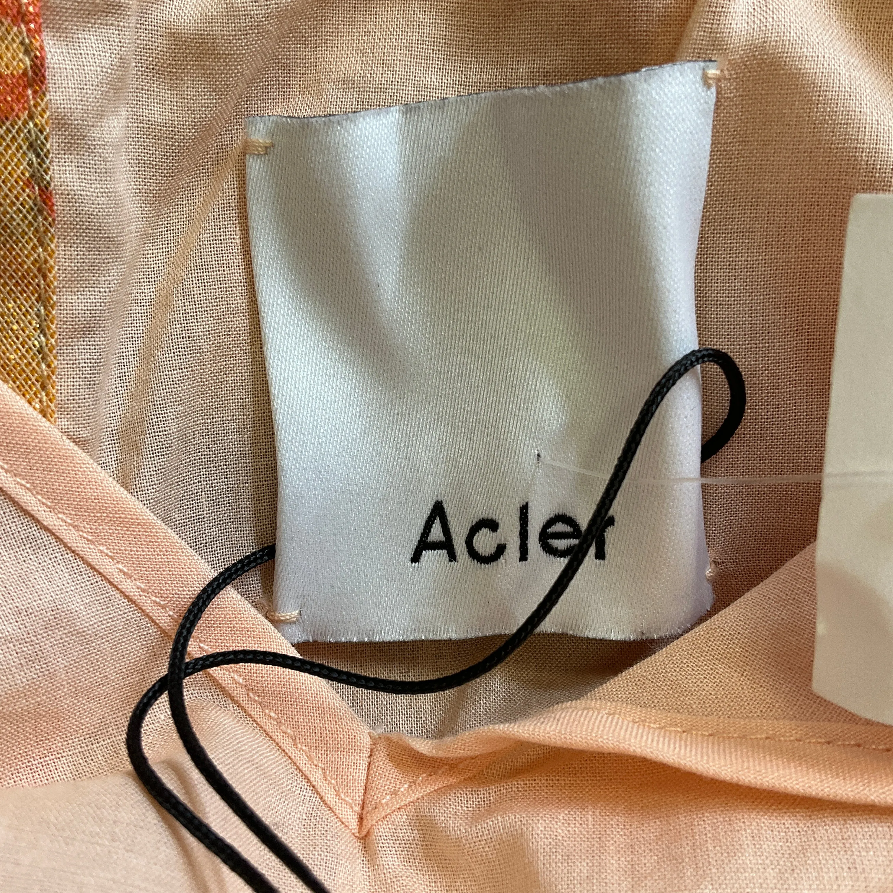 Acler Peach Parfait Bicknell Dress