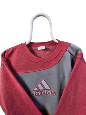 Adidas front logo reworked sweater maat M