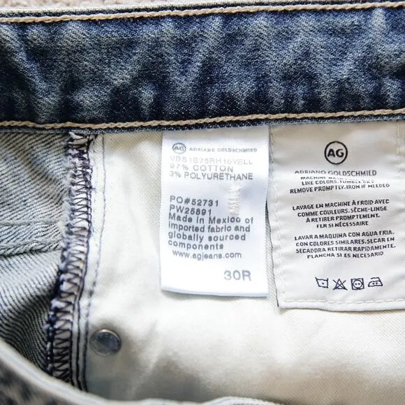 Adriano Goldschmied AG Alexxis High-rise Vintage bootcut jeans size 30