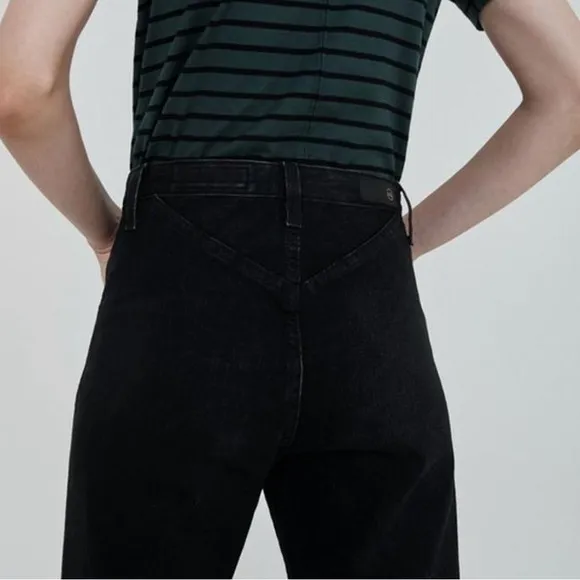 AG-ED Adriano Goldschmied The Isabelle X High Rise Straight Crop Jean - Size 30