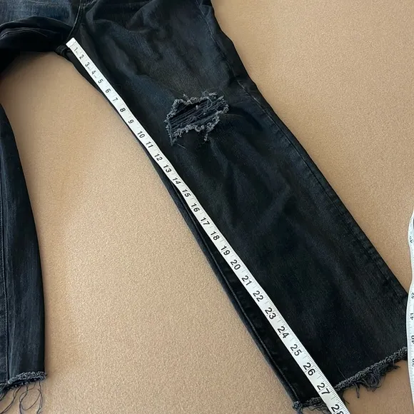AG-ED Adriano Goldschmied The Isabelle X High Rise Straight Crop Jean - Size 30