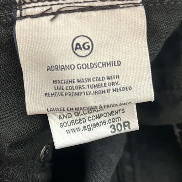 AG-ED Adriano Goldschmied The Isabelle X High Rise Straight Crop Jean - Size 30