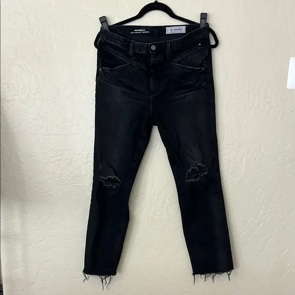 AG-ED Adriano Goldschmied The Isabelle X High Rise Straight Crop Jean - Size 30