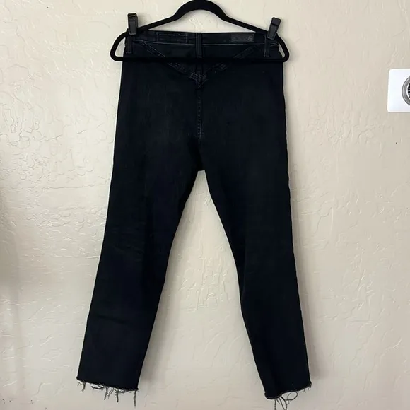 AG-ED Adriano Goldschmied The Isabelle X High Rise Straight Crop Jean - Size 30