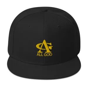 AG Embroidered Snapback Hat