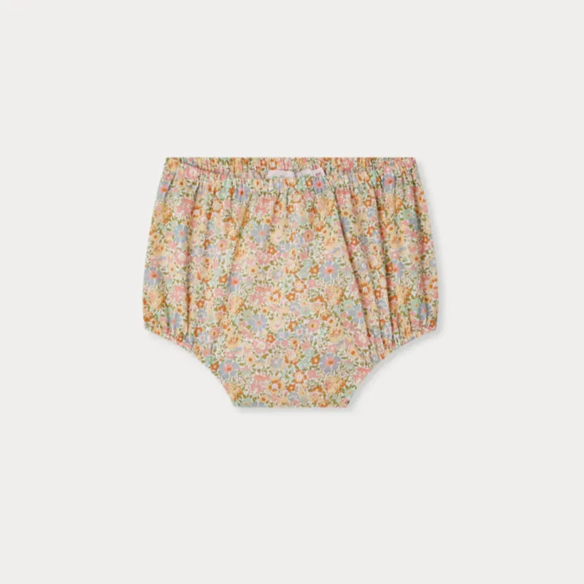 Aki bloomer made with multicolor Liberty fabrics
