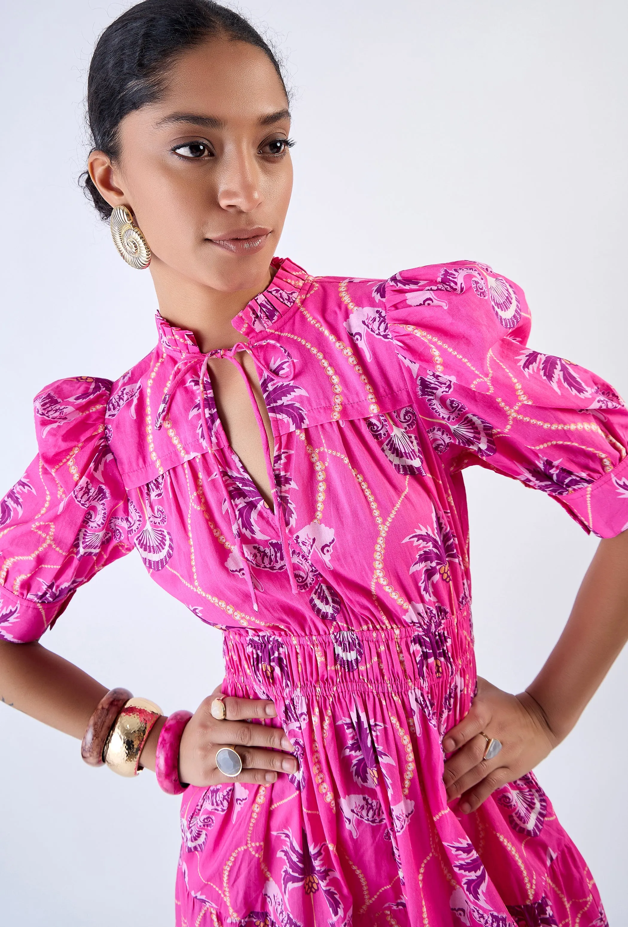 Alice Dress-Paradise Island Pink