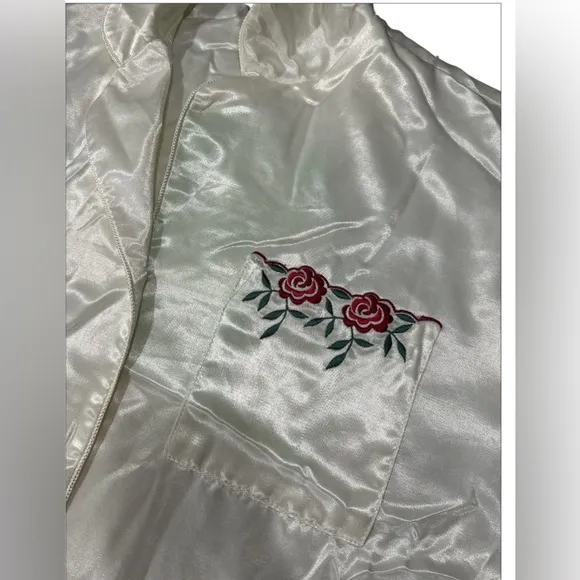 Amanda Stewart Sears vintage Two piece satin pajama set. NWT. size PM.