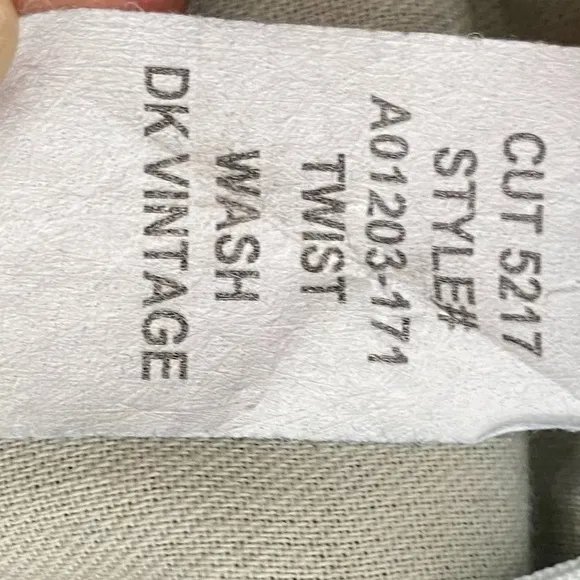 AMO Twist In Dark Vintage Ankle Jeans Medium Wash SZ 31