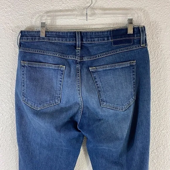 AMO Twist In Dark Vintage Ankle Jeans Medium Wash SZ 31