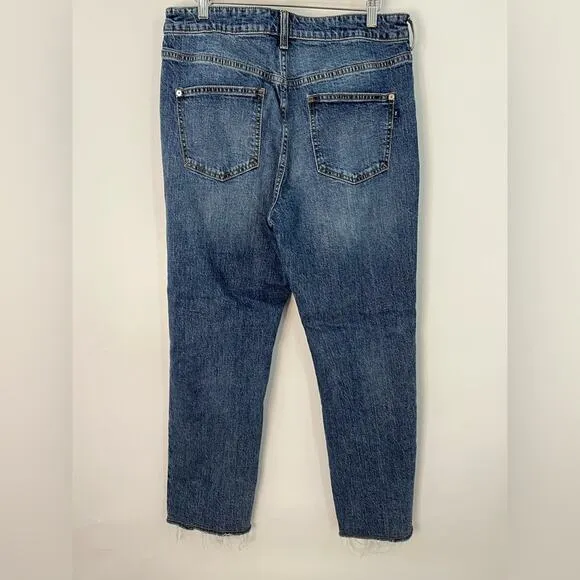 Anthro 32 Pilcro Vintage Straight Jeans 0504 ANTHROPOLOGIE the distressed