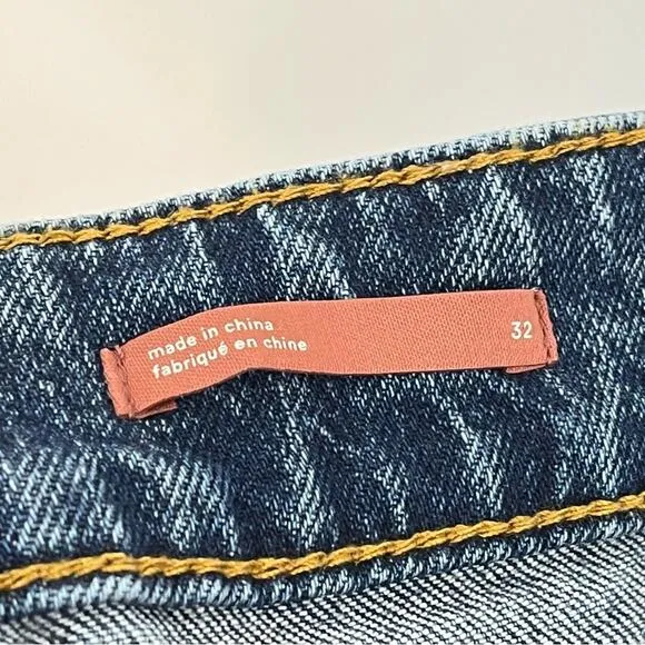 Anthro 32 Pilcro Vintage Straight Jeans 0504 ANTHROPOLOGIE the distressed