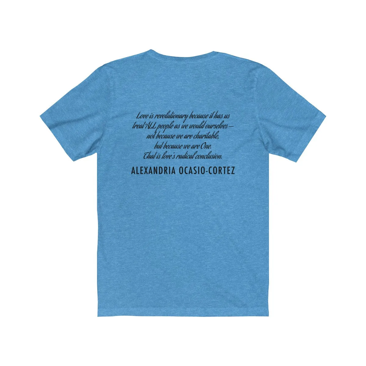 AOC QUOTE <br>unisex tee <br>(front/back designs)