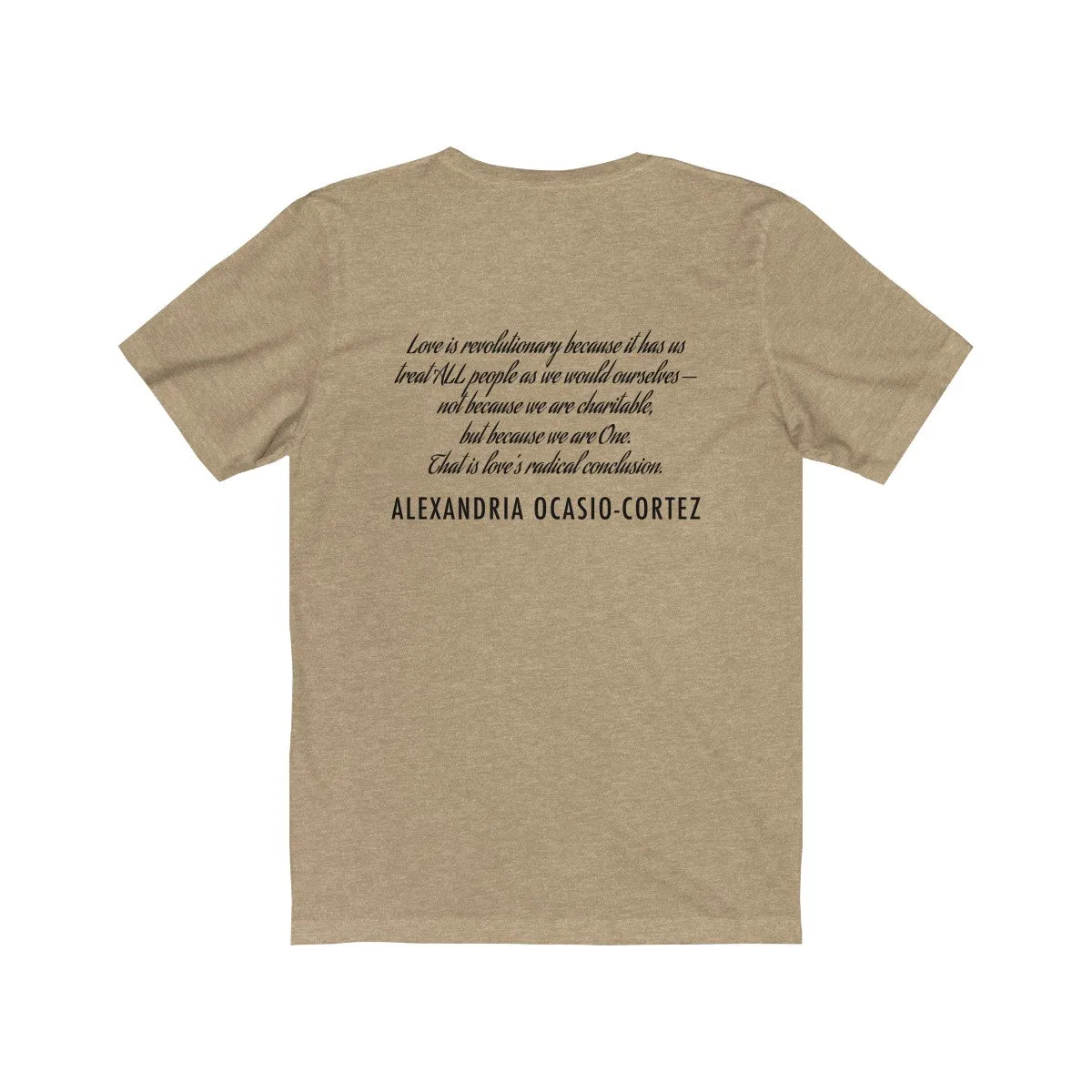 AOC QUOTE <br>unisex tee <br>(front/back designs)