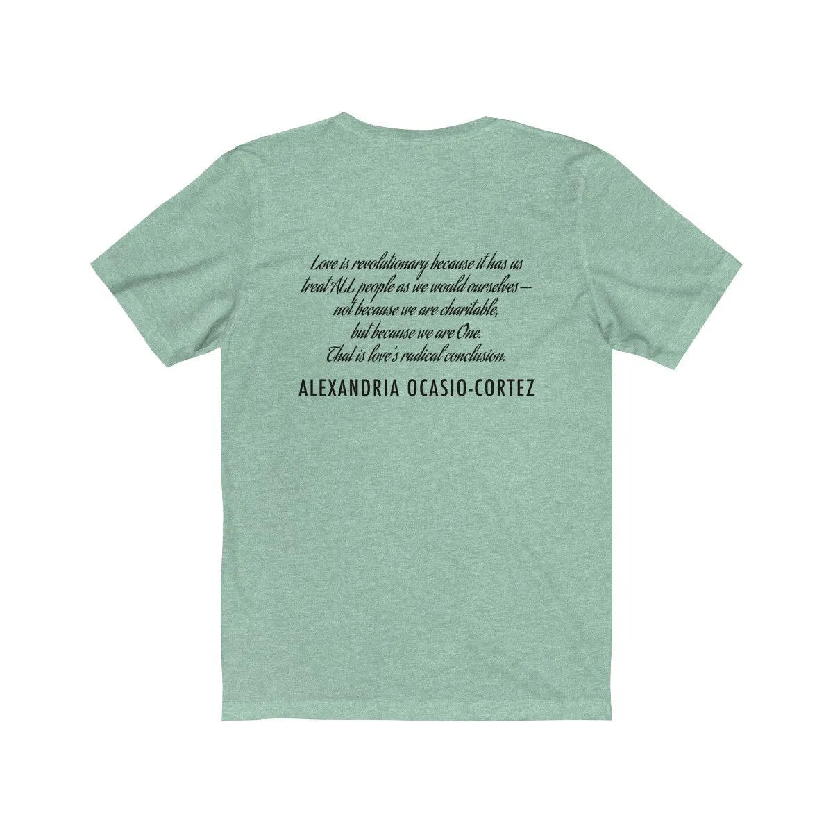 AOC QUOTE <br>unisex tee <br>(front/back designs)