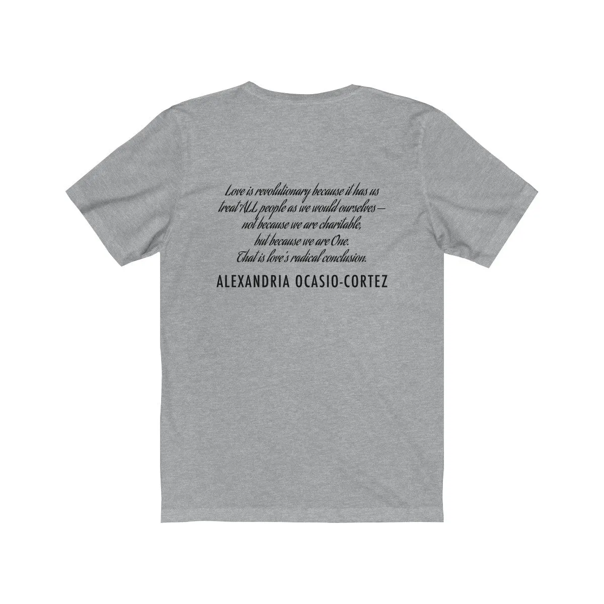 AOC QUOTE <br>unisex tee <br>(front/back designs)