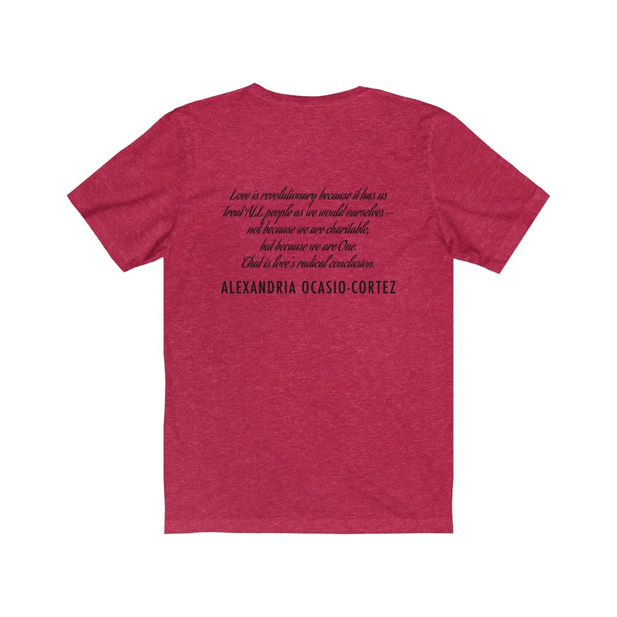 AOC QUOTE <br>unisex tee <br>(front/back designs)