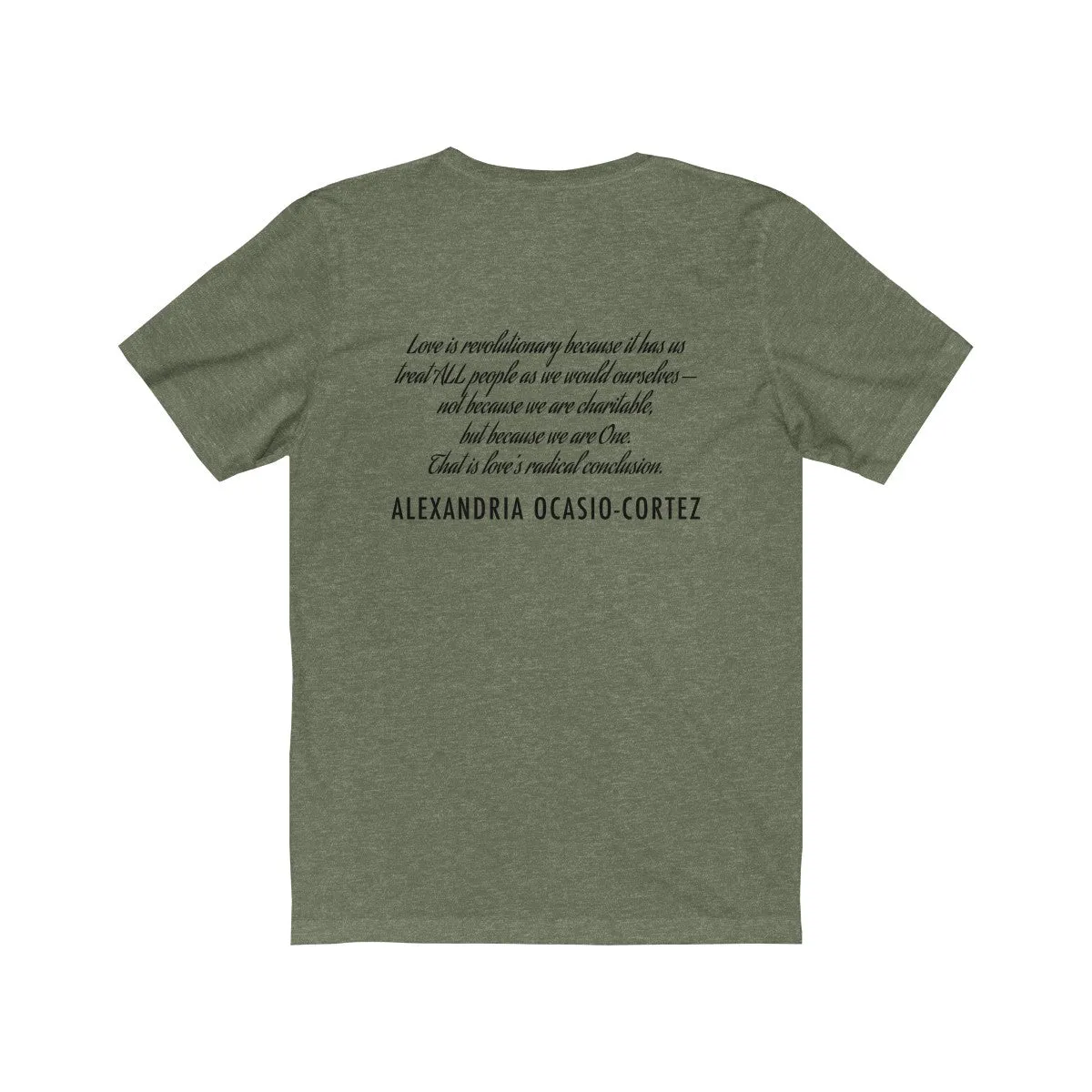 AOC QUOTE <br>unisex tee <br>(front/back designs)
