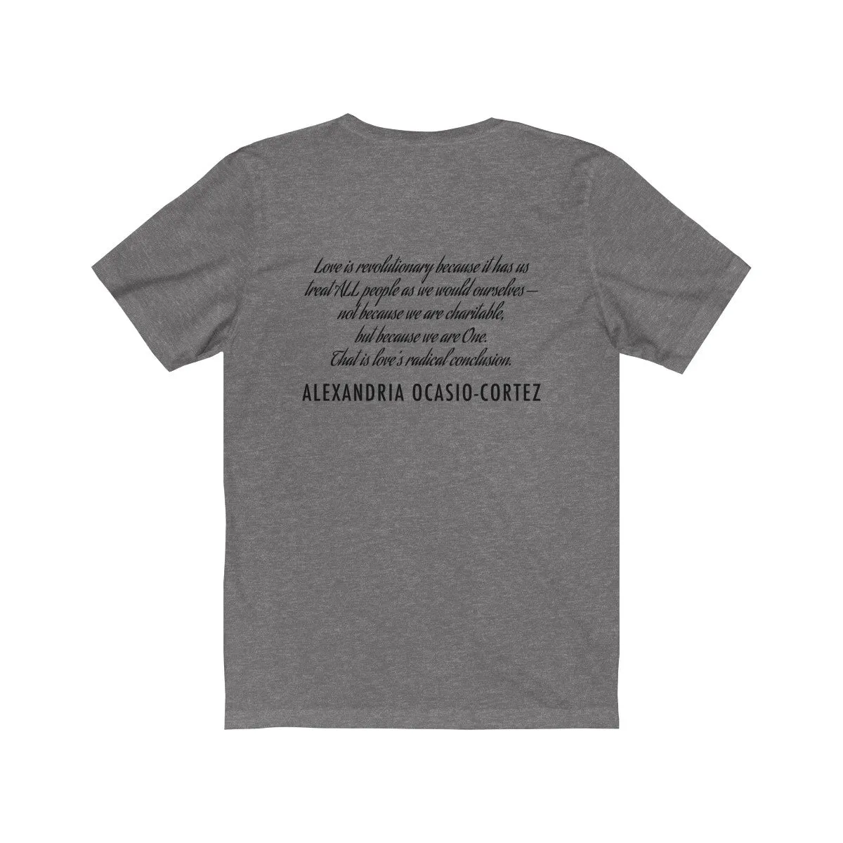 AOC QUOTE <br>unisex tee <br>(front/back designs)
