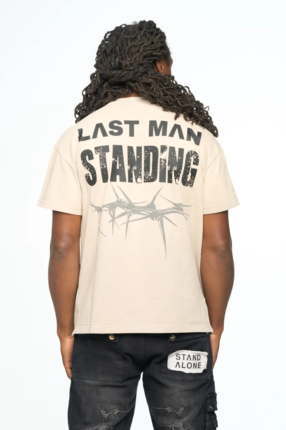 AOLOGNE LEFT STANDING GREY SS TEE (GREY)