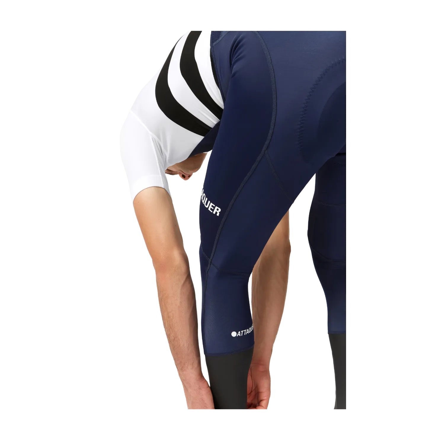 Attaquer All Day Winter Bib Long - Navy Reflective Logo