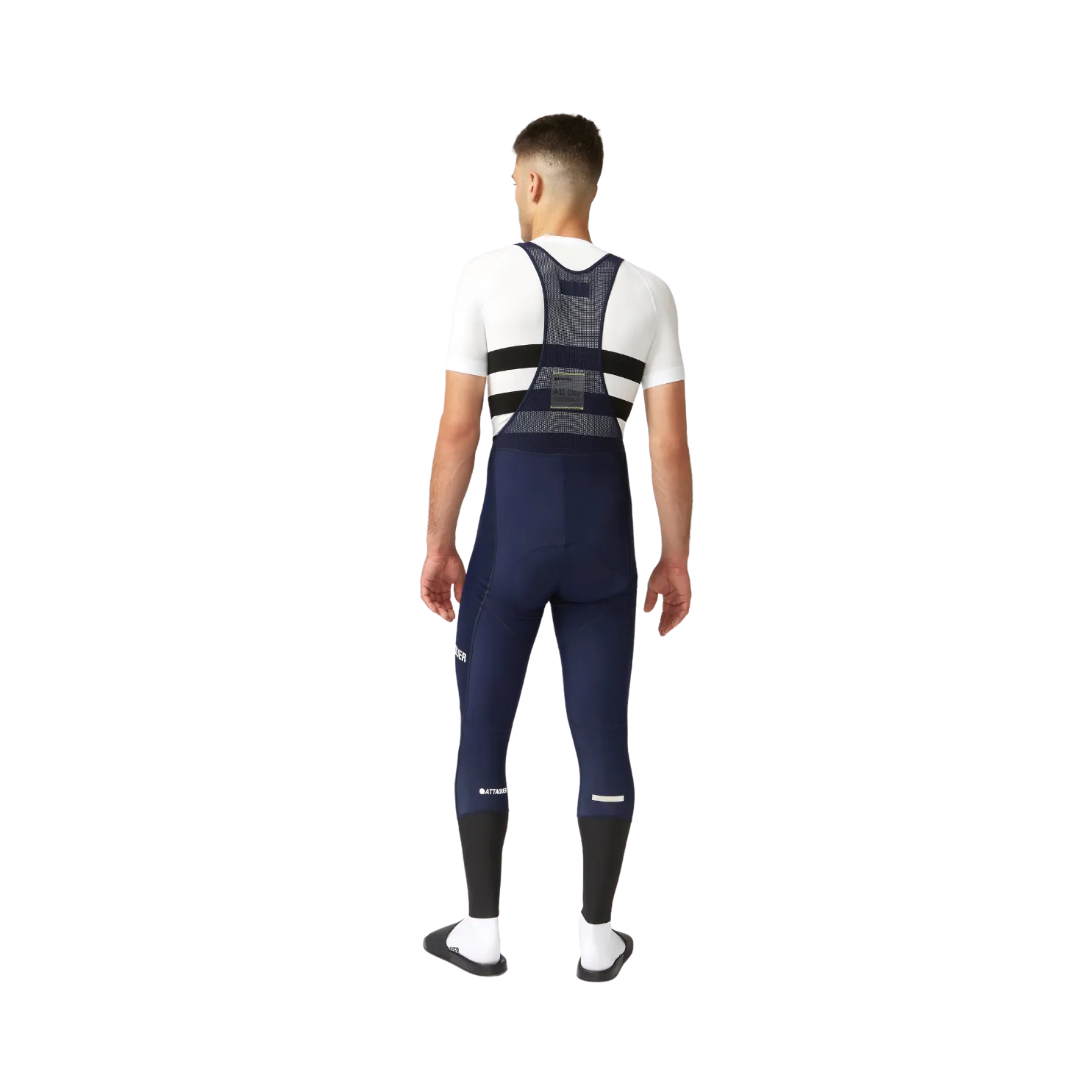 Attaquer All Day Winter Bib Long - Navy Reflective Logo