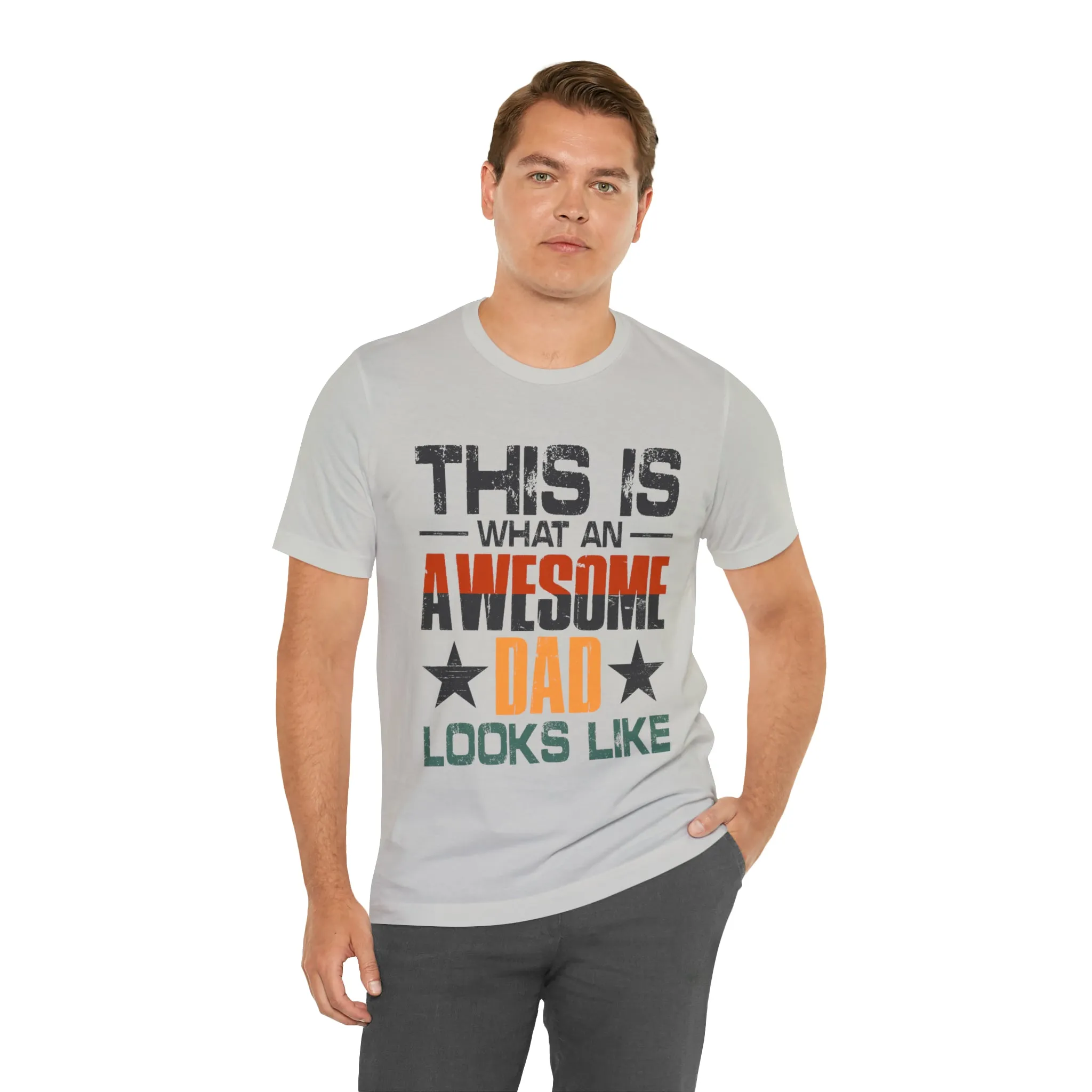 Awesome Dad - Unisex Jersey Short Sleeve Tee