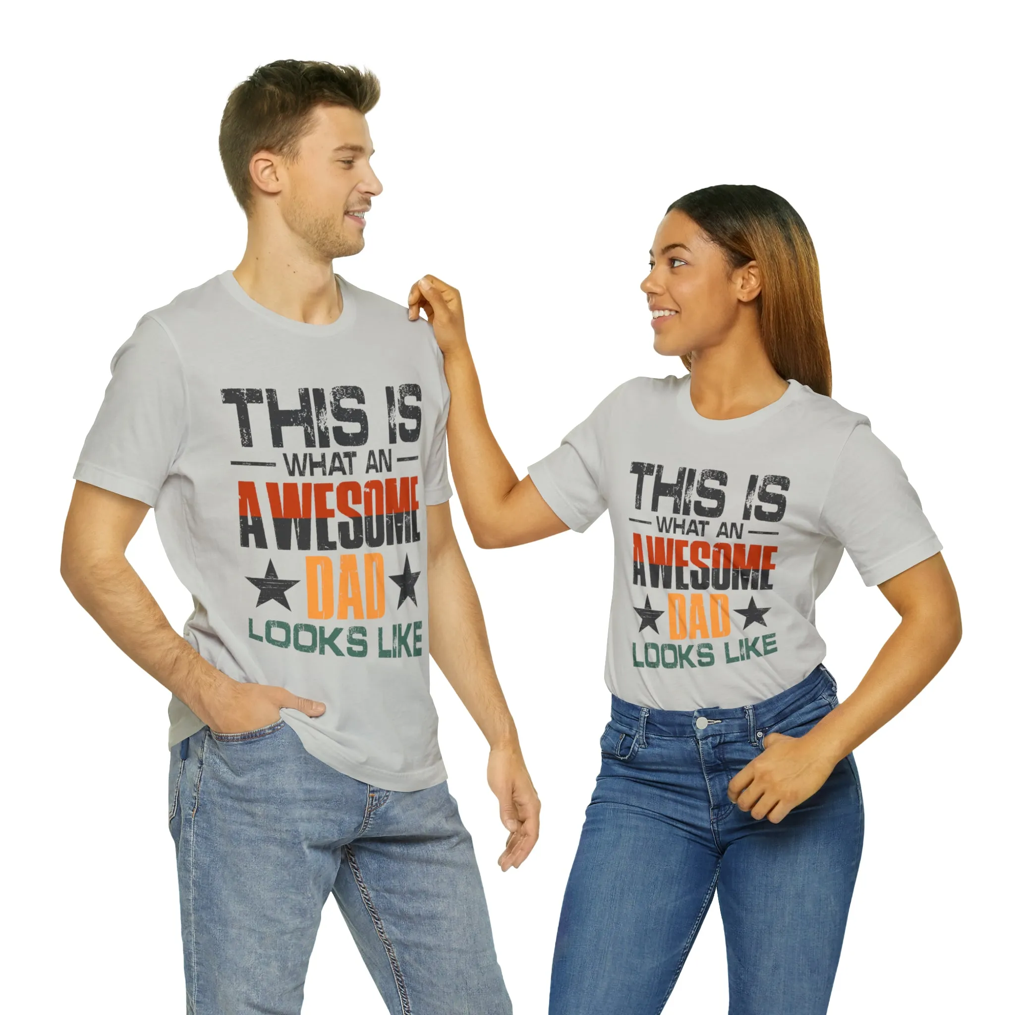 Awesome Dad - Unisex Jersey Short Sleeve Tee