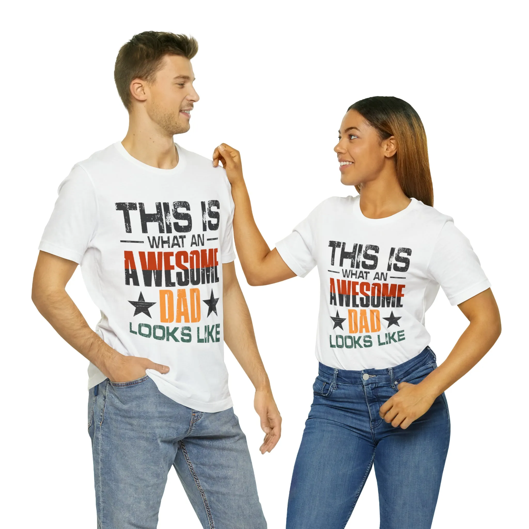 Awesome Dad - Unisex Jersey Short Sleeve Tee