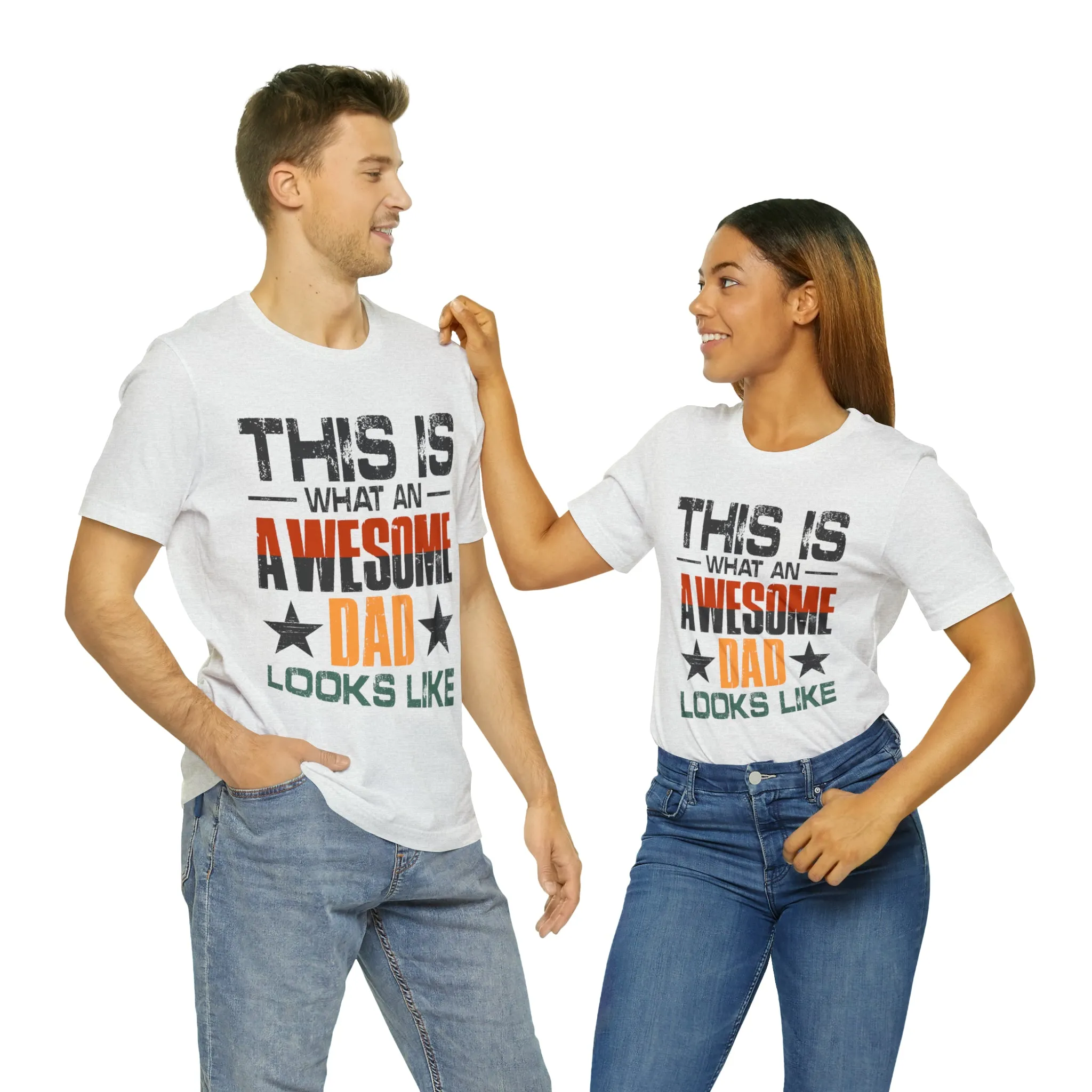 Awesome Dad - Unisex Jersey Short Sleeve Tee