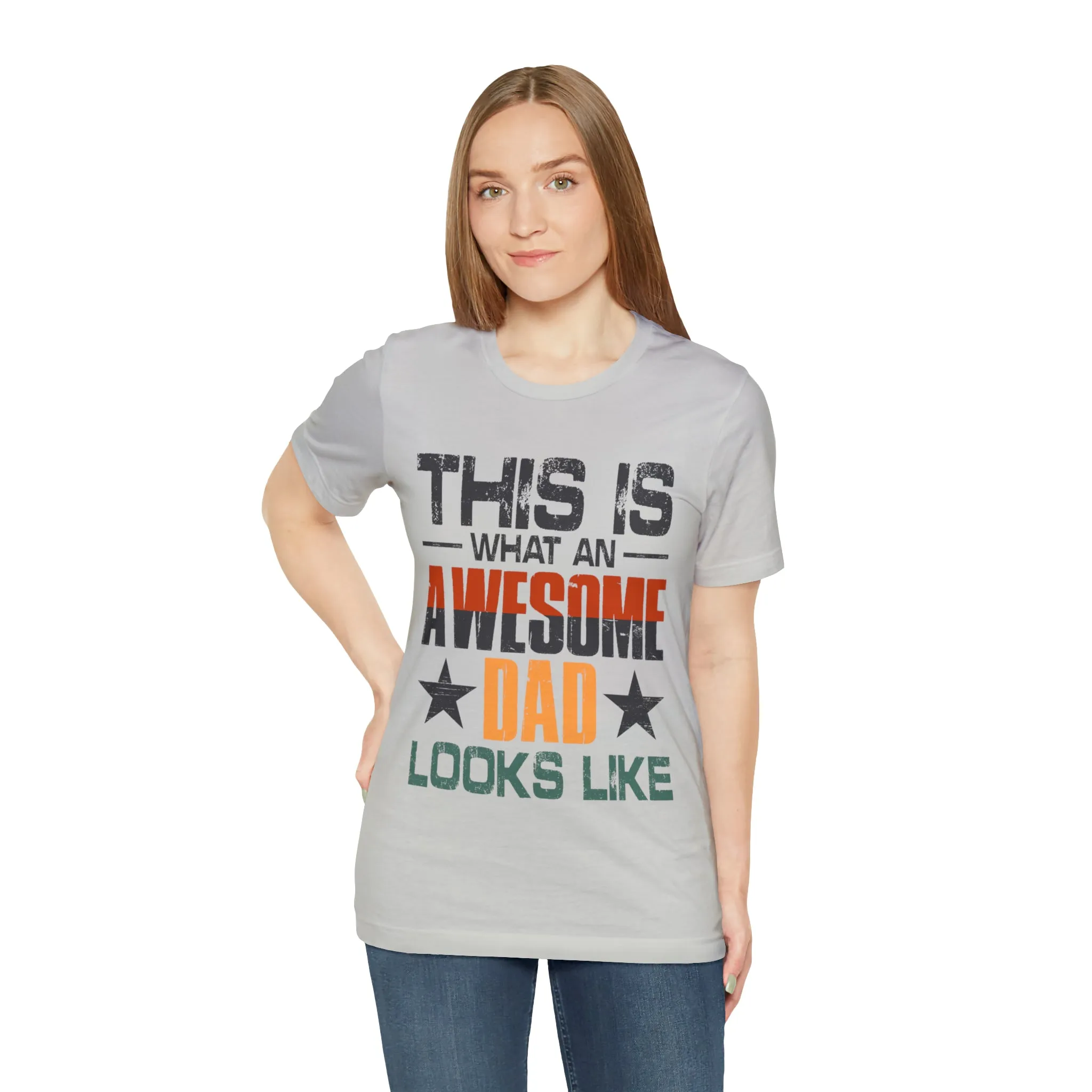 Awesome Dad - Unisex Jersey Short Sleeve Tee