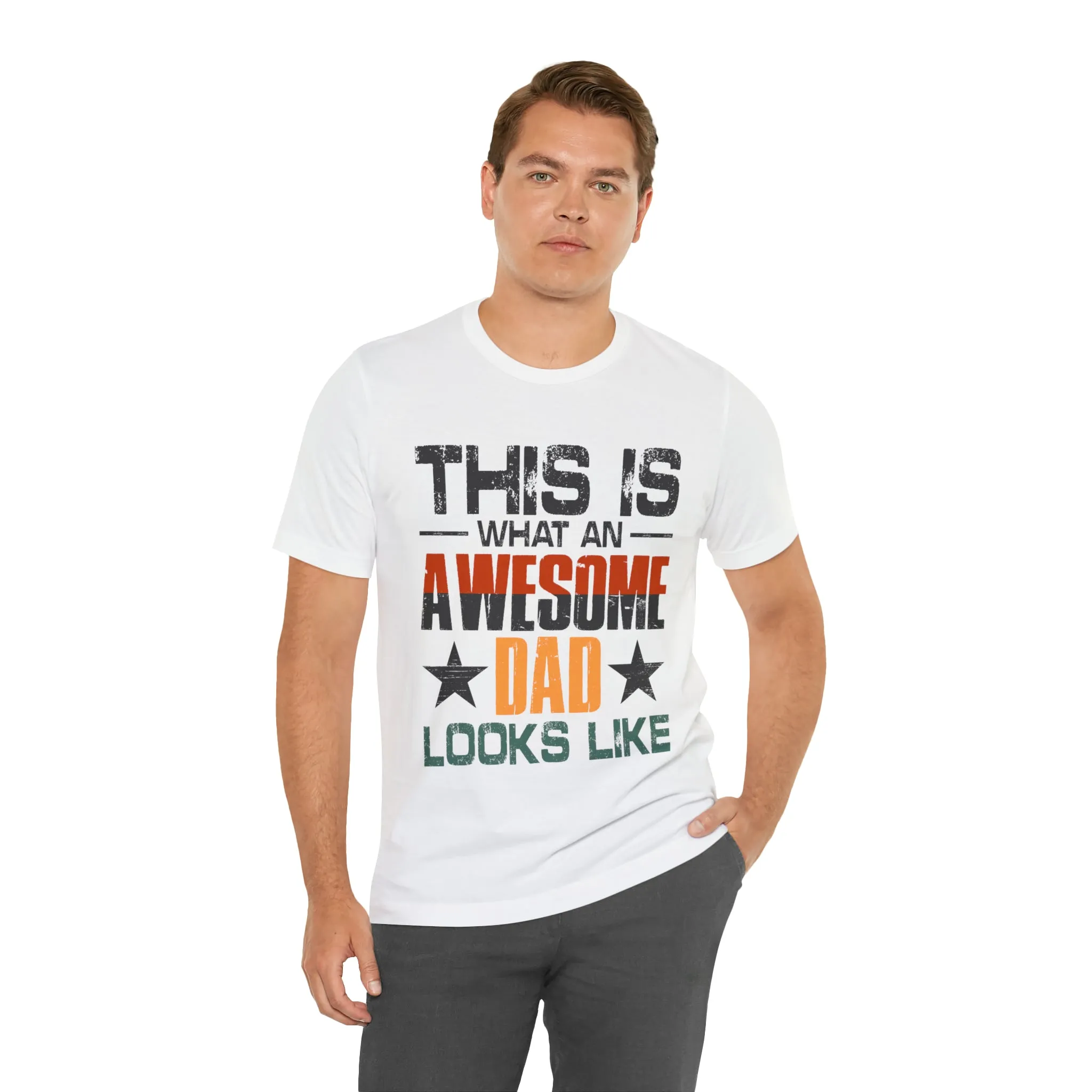 Awesome Dad - Unisex Jersey Short Sleeve Tee