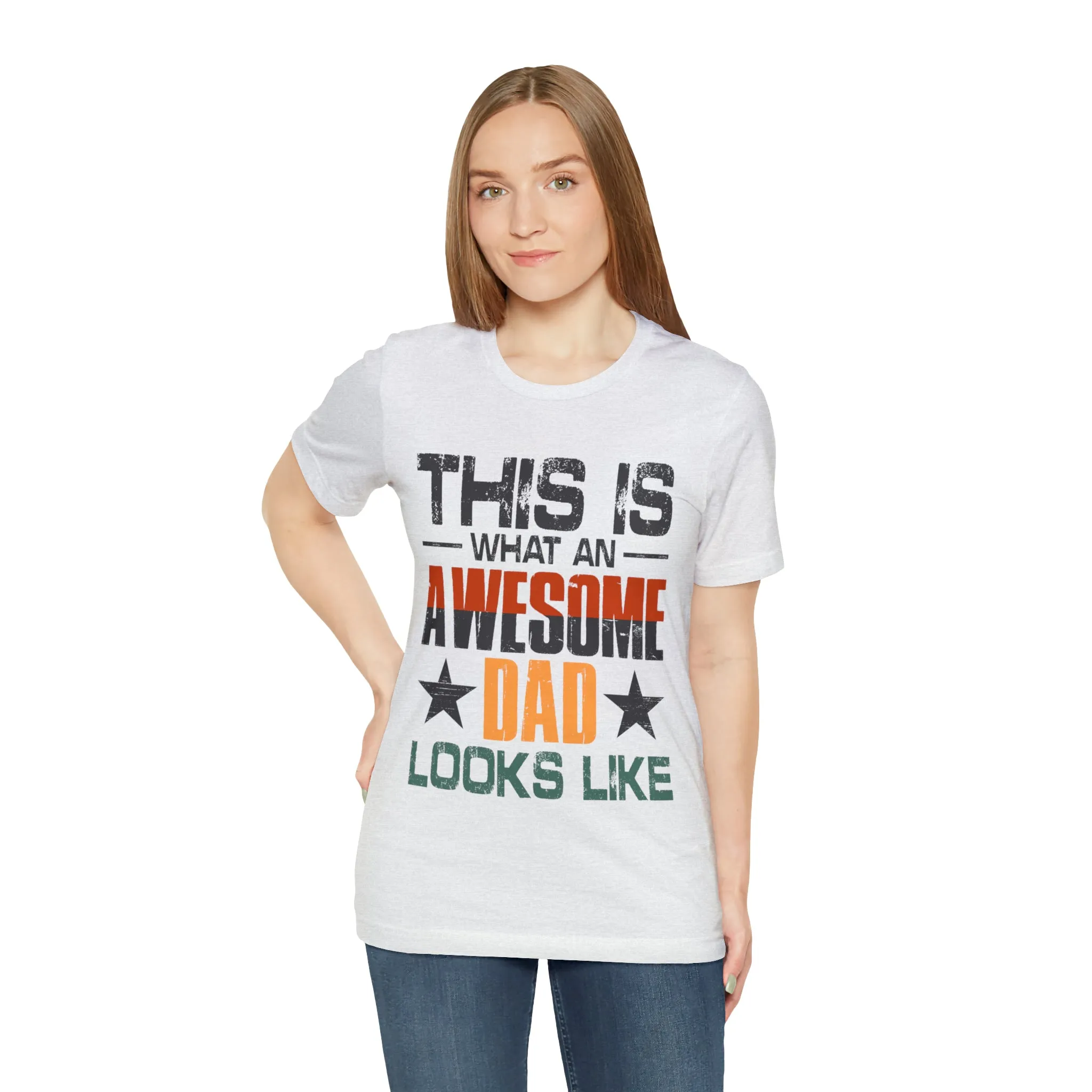 Awesome Dad - Unisex Jersey Short Sleeve Tee