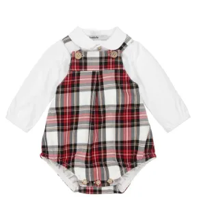 Babidu Tartan Romper & Shirt