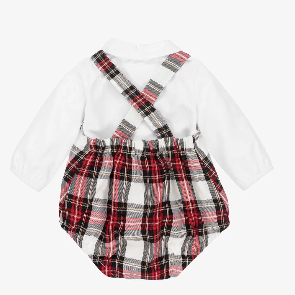 Babidu Tartan Romper & Shirt