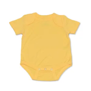 Bamboo Short Sleeve Onesie (Banana Cream)